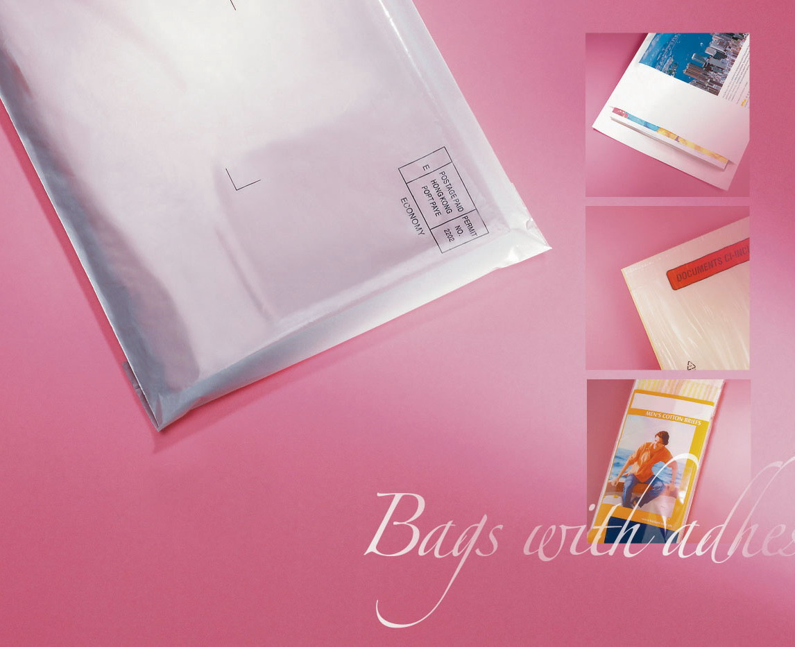 Envelop bag with adhesive tape