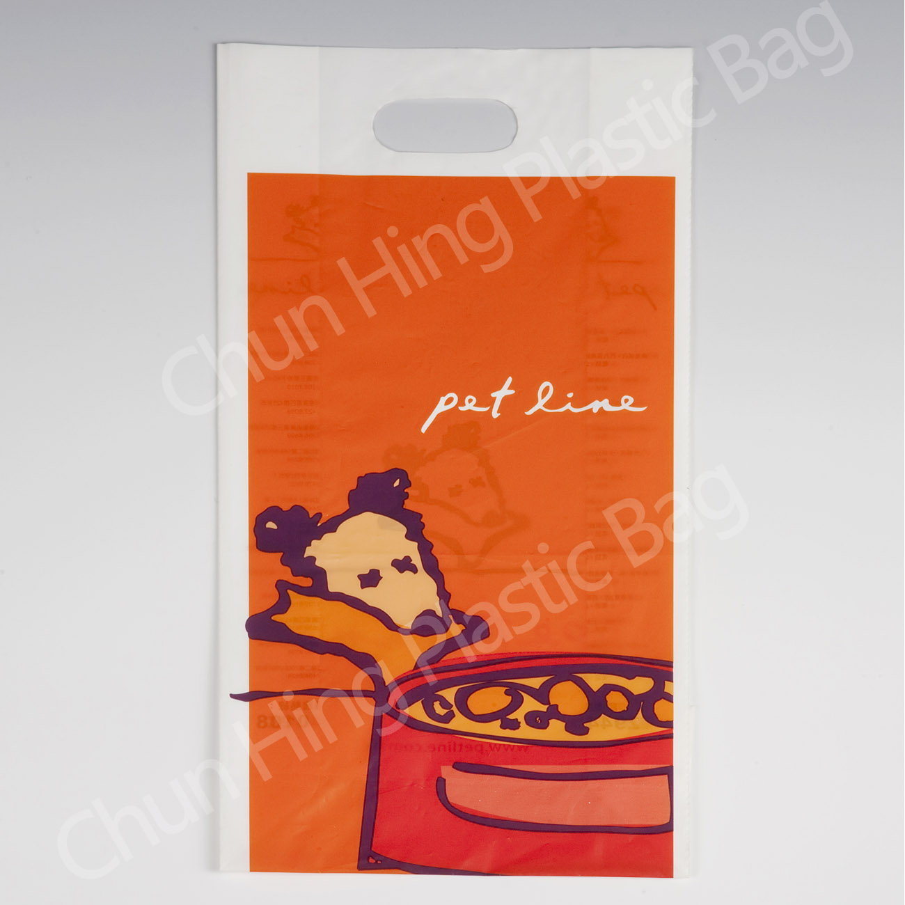 Carrier bags with patch handle
